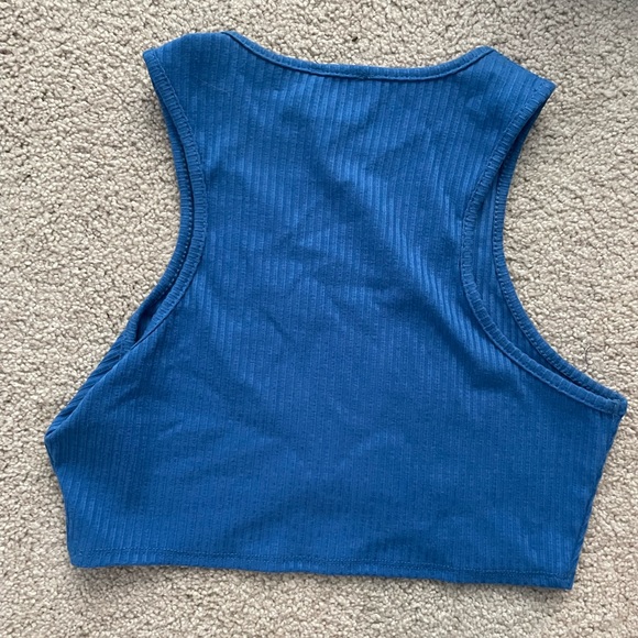 PRINCESS OOLLY BLUE CROP TANK - Picture 2 of 3